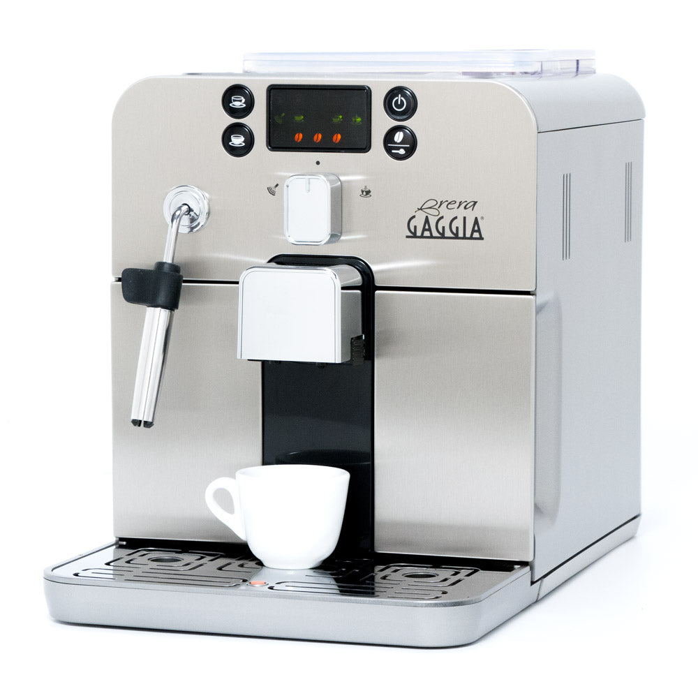Gaggia Brera Espresso Machine in Silver — product view