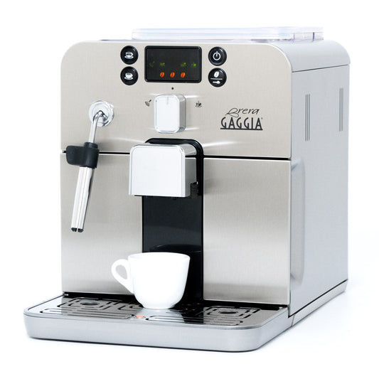 Gaggia Brera Espresso Machine in Silver — product view